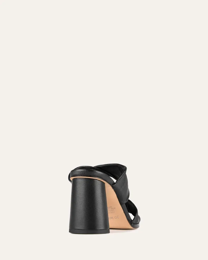 HIGH HEELS Women Caylie high heel sandals black leather jomercer