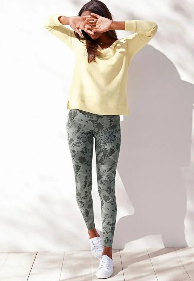 High Rise Mix Full Length Luxe Legging Women Maurices Bottoms