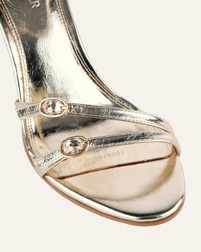 HIGH SANDALS Romy high heels gold leather 8211 jomercer Women HIGH SANDALS Romy high heels gold leather 8211 jomercer Women