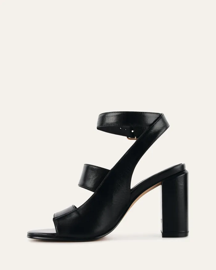 HIGH SANDALS Women jomercer Penny high sandals black leather HIGH SANDALS Women jomercer Penny high sandals black leather