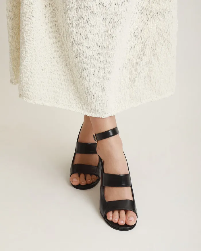HIGH SANDALS Women jomercer Penny high sandals black leather HIGH SANDALS Women jomercer Penny high sandals black leather