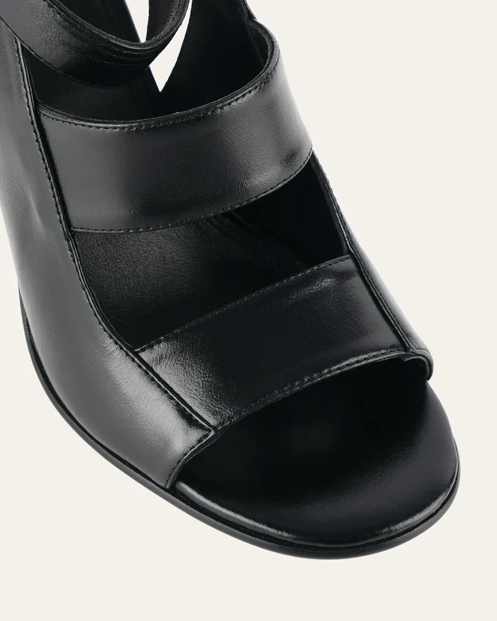 HIGH SANDALS Women jomercer Penny high sandals black leather HIGH SANDALS Women jomercer Penny high sandals black leather