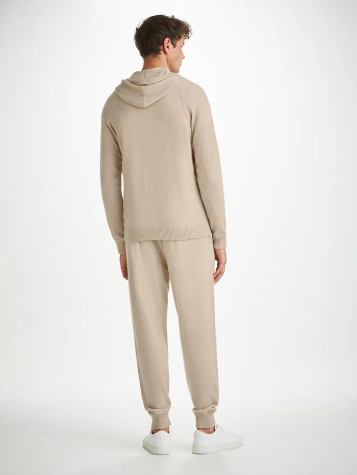 Hooded Tops Men Derek Rose Hoodie Finley Cashmere Oat