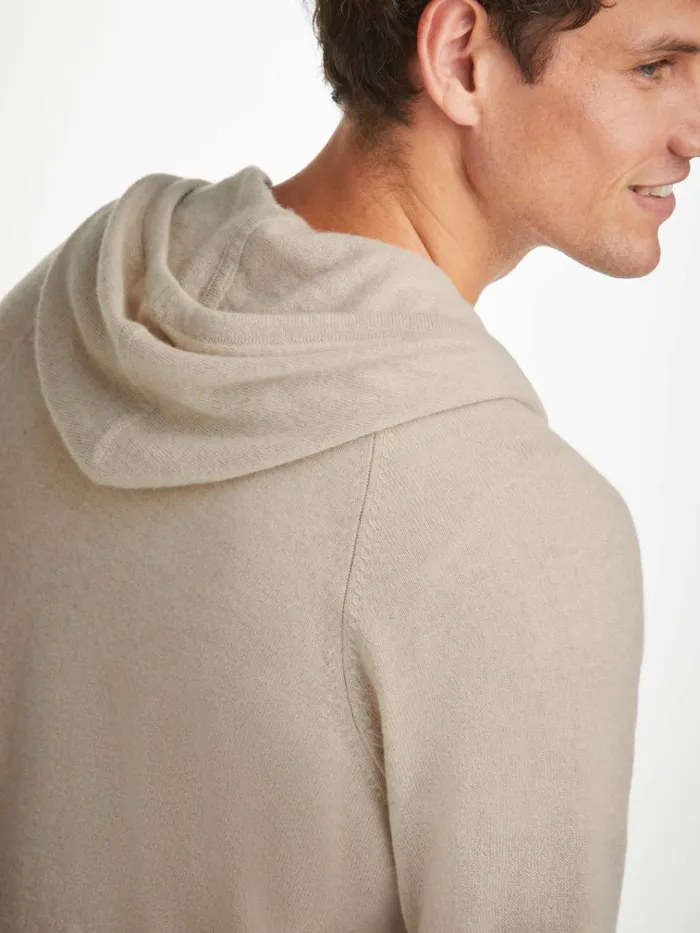 Hooded Tops Men Derek Rose Hoodie Finley Cashmere Oat