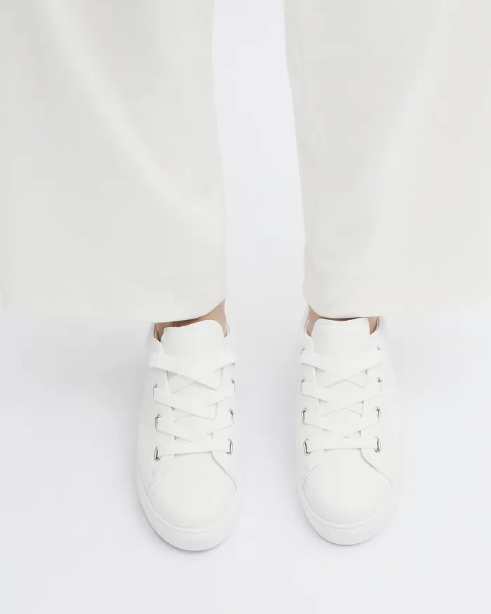 Horizon sneakers white silver leather Metallic jomercer Women