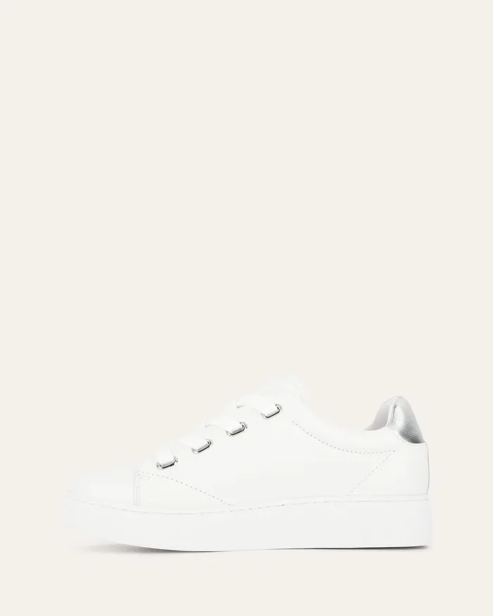 Horizon sneakers white silver leather Metallic jomercer Women
