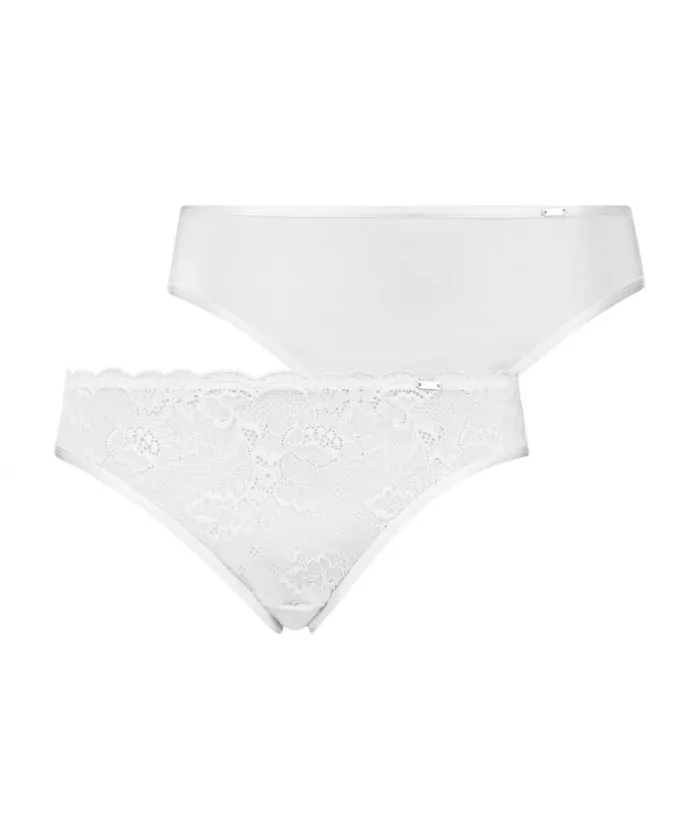 Hunkemller 2pack Angie Knickers 8211 White White 8211 Women