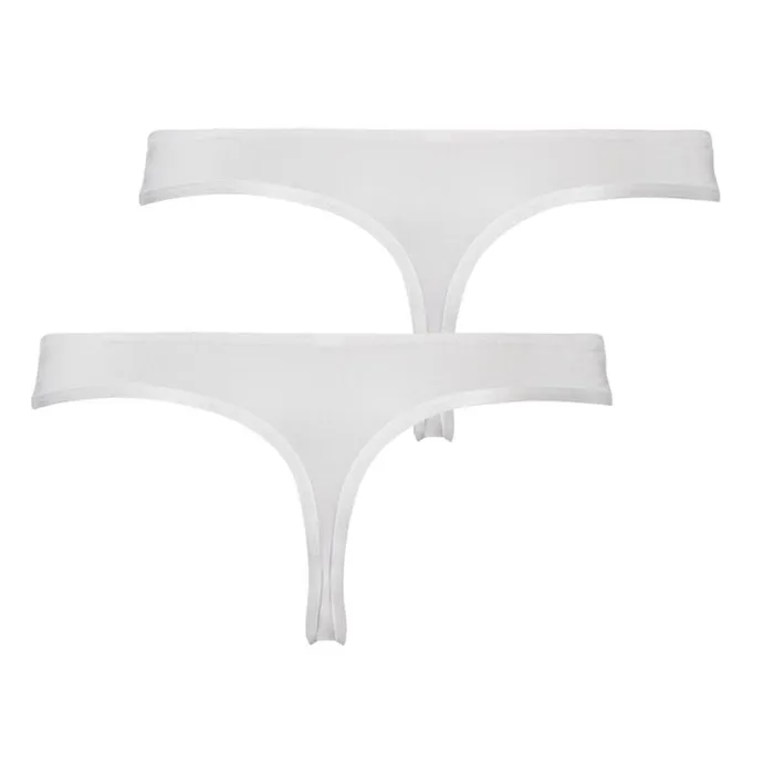Hunkemller 2pack Angie Thongs 8211 White White 8211 Women