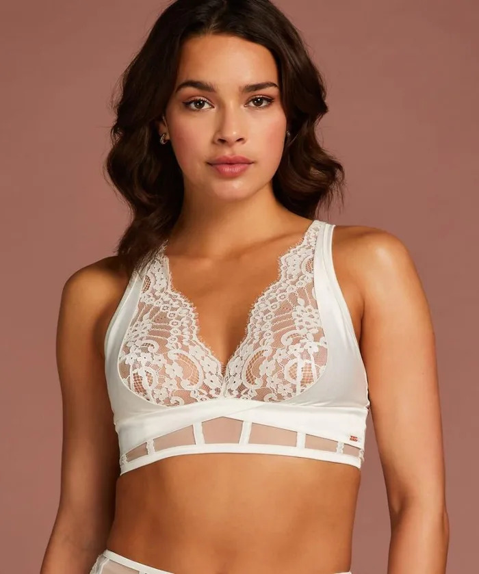 Hunkemller Akelai Bralette 8211 White White 8211 Women