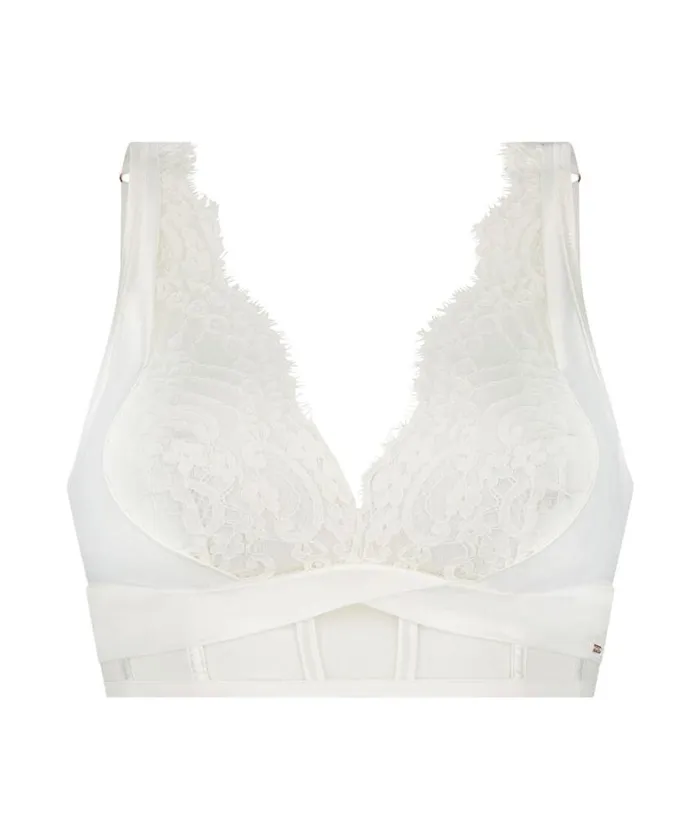 Hunkemller Akelai Bralette 8211 White White 8211 Women
