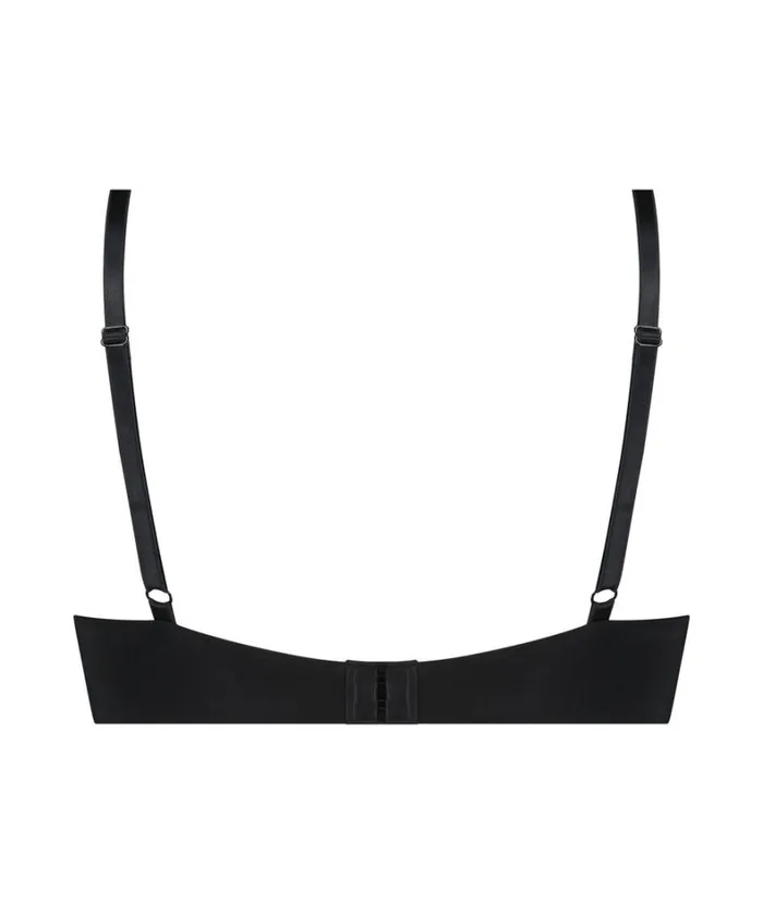 Hunkemller DeepV Padded Underwired PushUp Bra 8211 Black Black 8211 Women Hunkemller DeepV Padded Underwired PushUp Bra 8211 Black Black 8211 Women