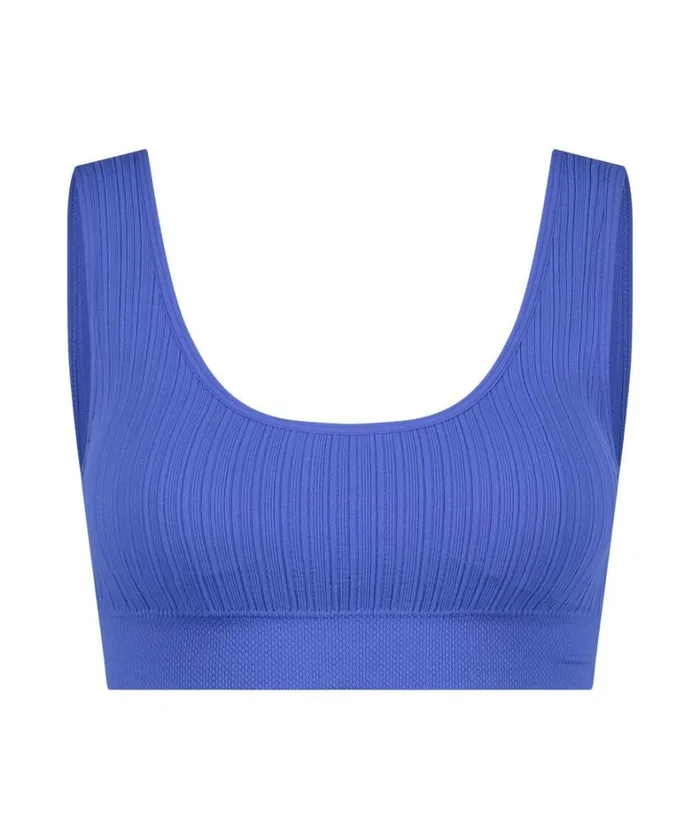 Hunkemller Dianne Scoop Bralette 8211 Blue Blue 8211 Women Hunkemller Dianne Scoop Bralette 8211 Blue Blue 8211 Women