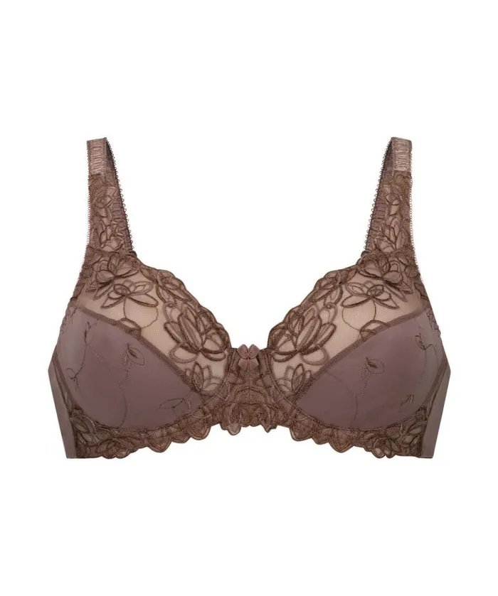 Hunkemller Diva NonPadded Underwired Bra 8211 Brown Brown 8211 Women Hunkemller Diva NonPadded Underwired Bra 8211 Brown Brown 8211 Women