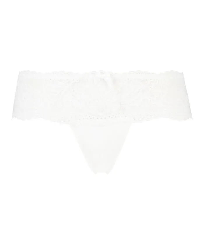 Hunkemller Florence Thong Boxers 8211 White White 8211 Women Hunkemller Florence Thong Boxers 8211 White White 8211 Women
