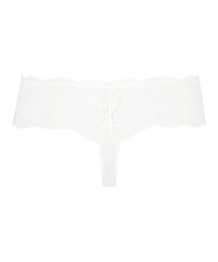 Hunkemller Florence Thong Boxers 8211 White White 8211 Women Hunkemller Florence Thong Boxers 8211 White White 8211 Women