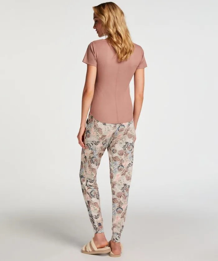 Hunkemller Henley Pyjama Top 8211 Brown Brown 8211 Women Hunkemller Henley Pyjama Top 8211 Brown Brown 8211 Women
