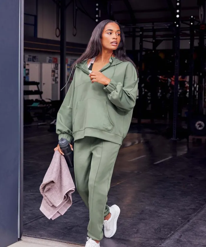 Hunkemller HKMX Hoodie 8211 Green Green 8211 Women