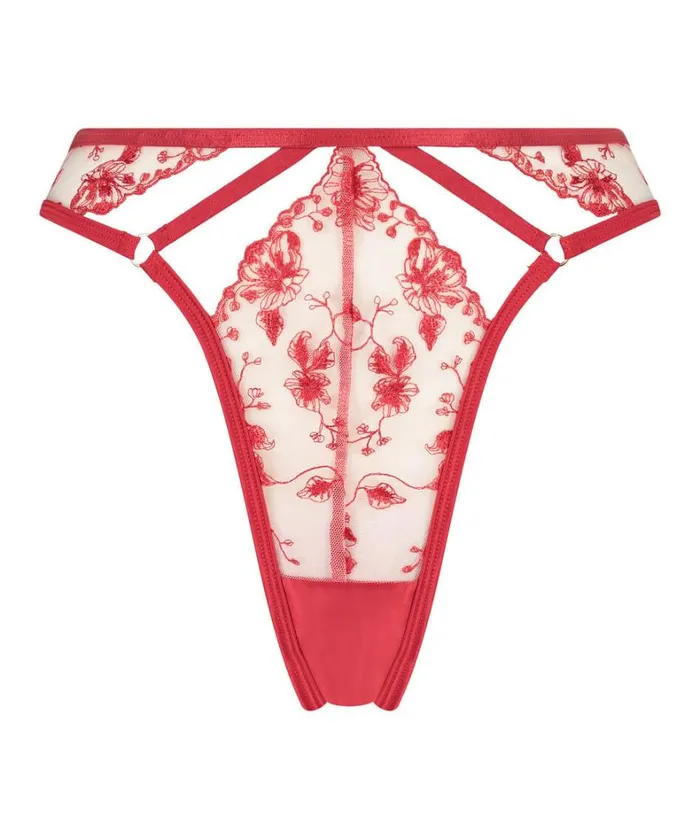 Hunkemller Indulgence High Leg Brazilian 8211 Red Red 8211 Women Hunkemller Indulgence High Leg Brazilian 8211 Red Red 8211 Women