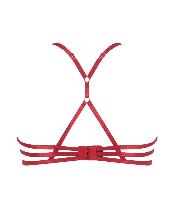 Hunkemller Indulgence NonPadded Underwired Bra 8211 Red 8211 Women Hunkemller Indulgence NonPadded Underwired Bra 8211 Red 8211 Women
