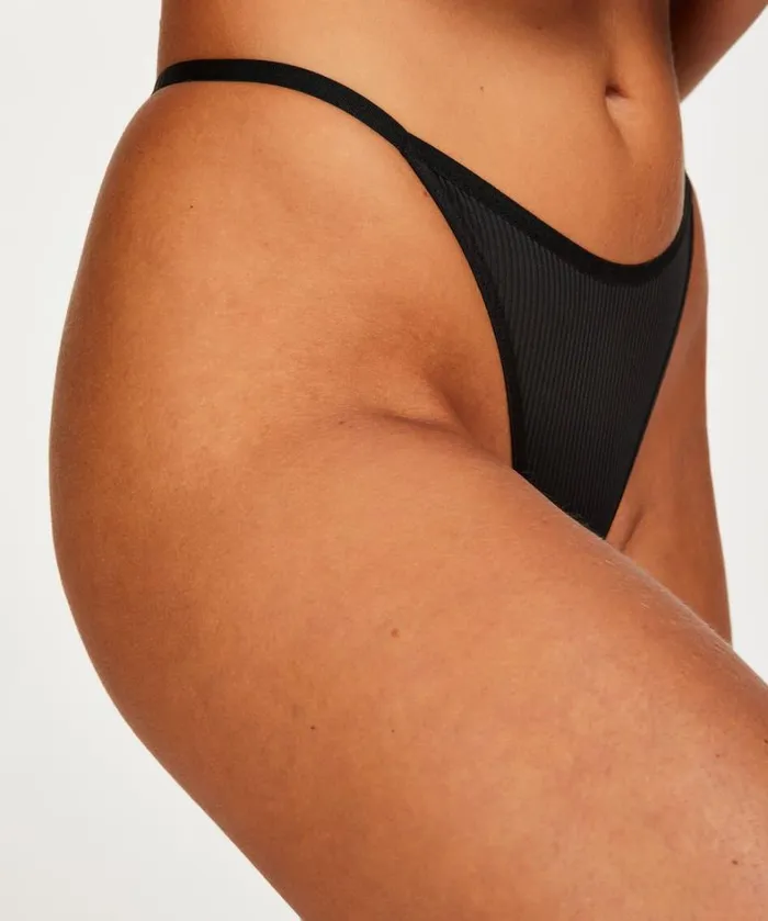Hunkemller Kaiden High Leg Thong 8211 Black Black 8211 Women Hunkemller Kaiden High Leg Thong 8211 Black Black 8211 Women