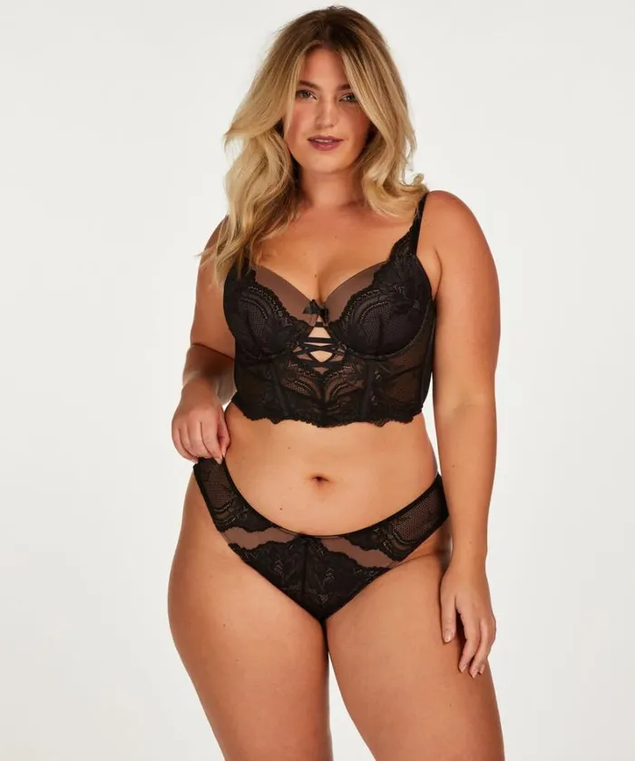 Hunkemller Kimberley High Leg Brazilian 8211 Black Black 8211 Women Hunkemller Kimberley High Leg Brazilian 8211 Black Black 8211 Women