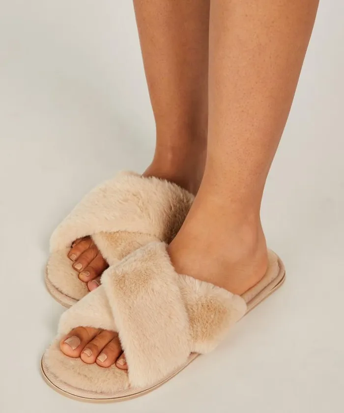 Hunkemller Lia Slippers 8211 Beige Beige 8211 Women Hunkemller Lia Slippers 8211 Beige Beige 8211 Women