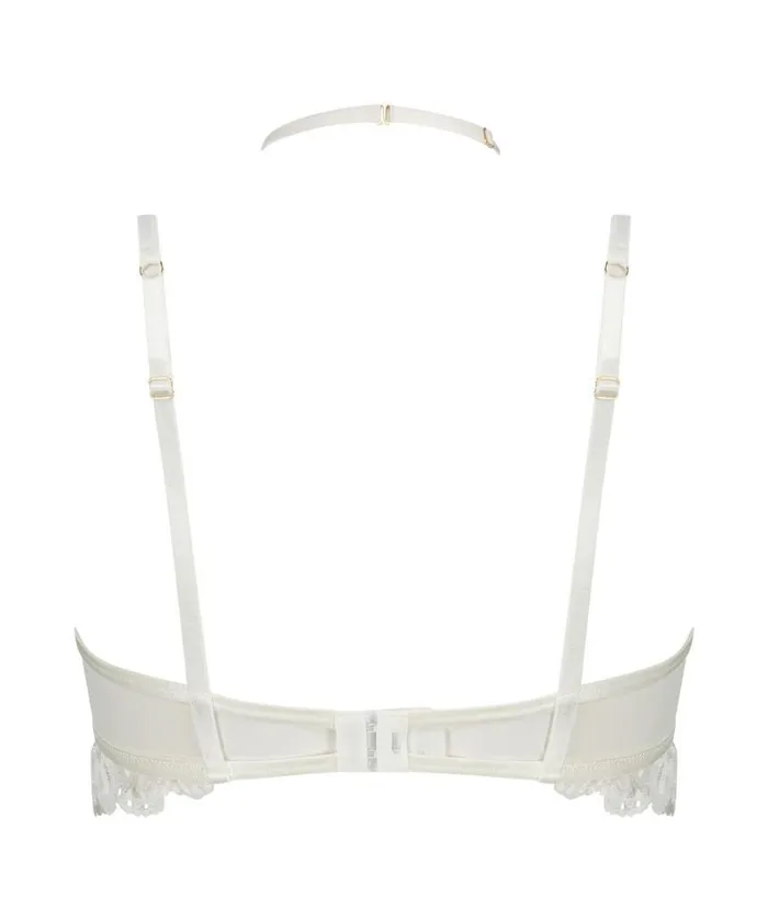 Hunkemller Libertine NonPadded Longline Underwired Bra 8211 White White 8211 Women