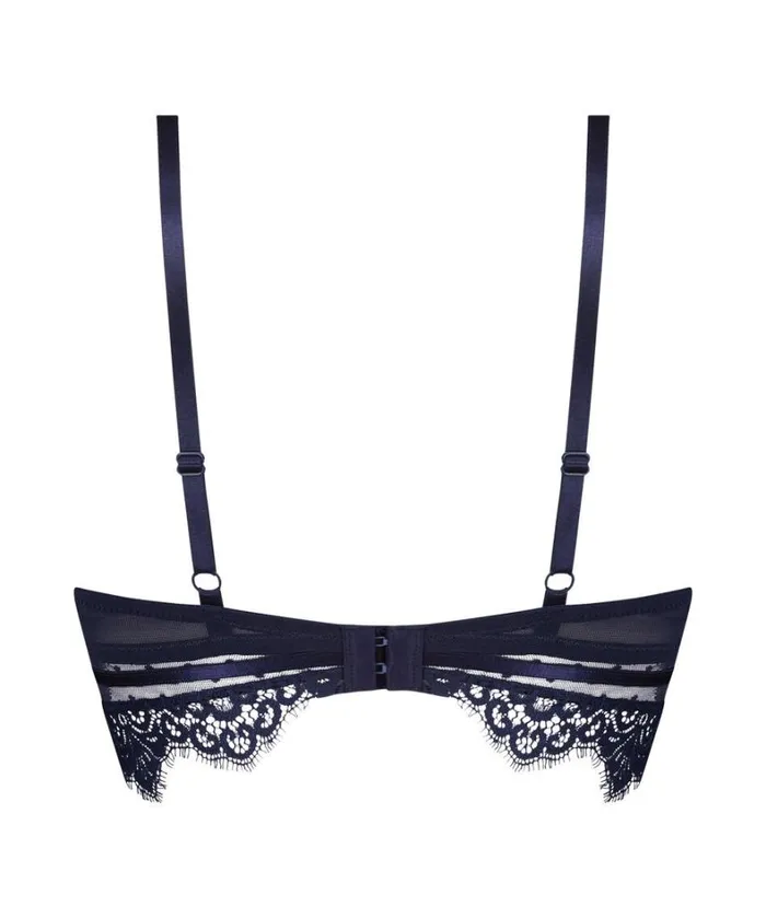 Hunkemller Marilee Padded Underwired Longline Bra 8211 Blue Blue 8211 Women