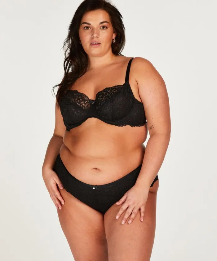 Hunkemller Marine NonPadded Underwired Bra 8211 Black Black 8211 Women