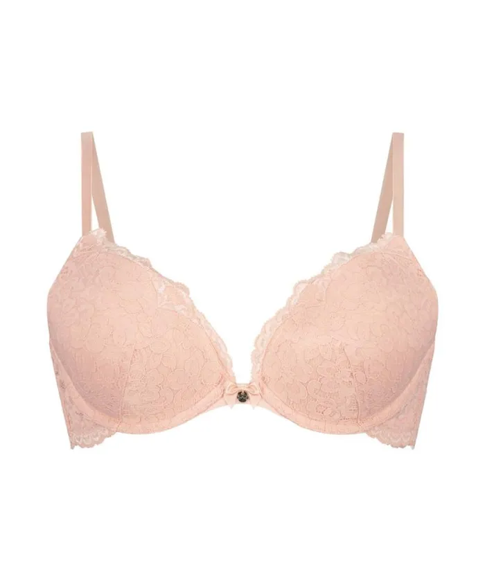 Hunkemller Marine Padded PushUp Underwired Bra 8211 Pink Pink 8211 Women Hunkemller Marine Padded PushUp Underwired Bra 8211 Pink Pink 8211 Women
