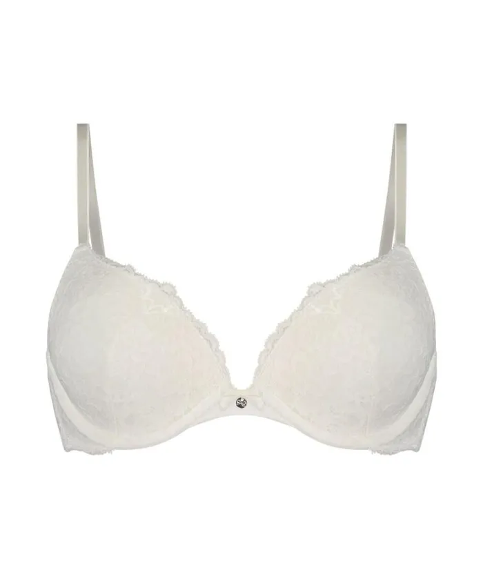 Hunkemller Marine Padded PushUp Underwired Bra 8211 White White 8211 Women Hunkemller Marine Padded PushUp Underwired Bra 8211 White White 8211 Women