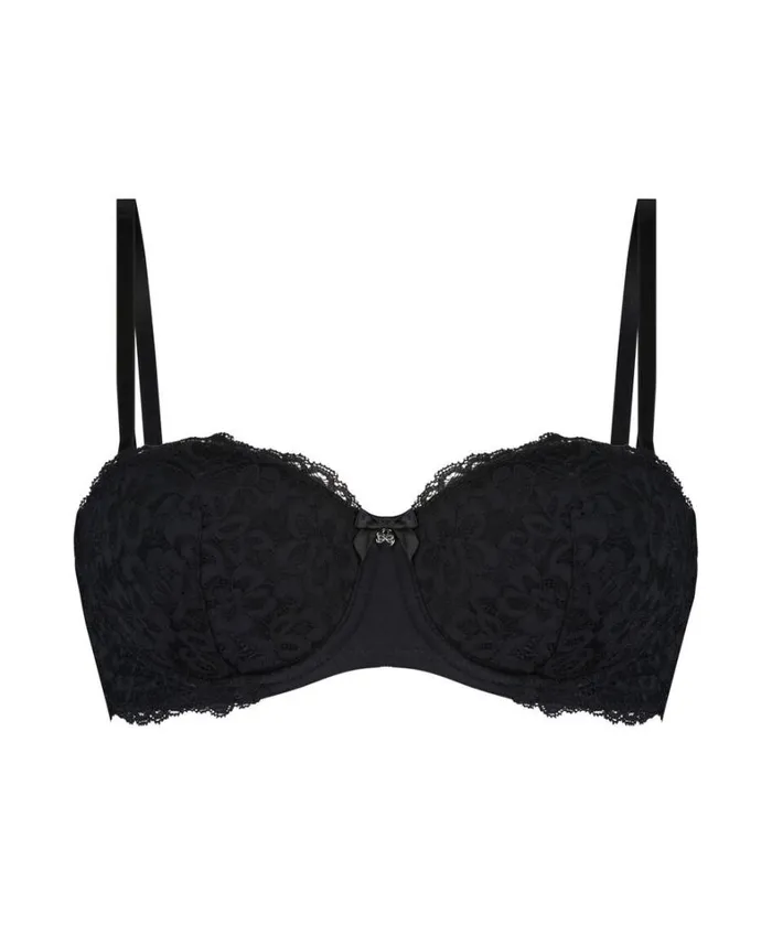 Hunkemller Marine Padded Underwired Bra 8211 Black Black 8211 Women Hunkemller Marine Padded Underwired Bra 8211 Black Black 8211 Women