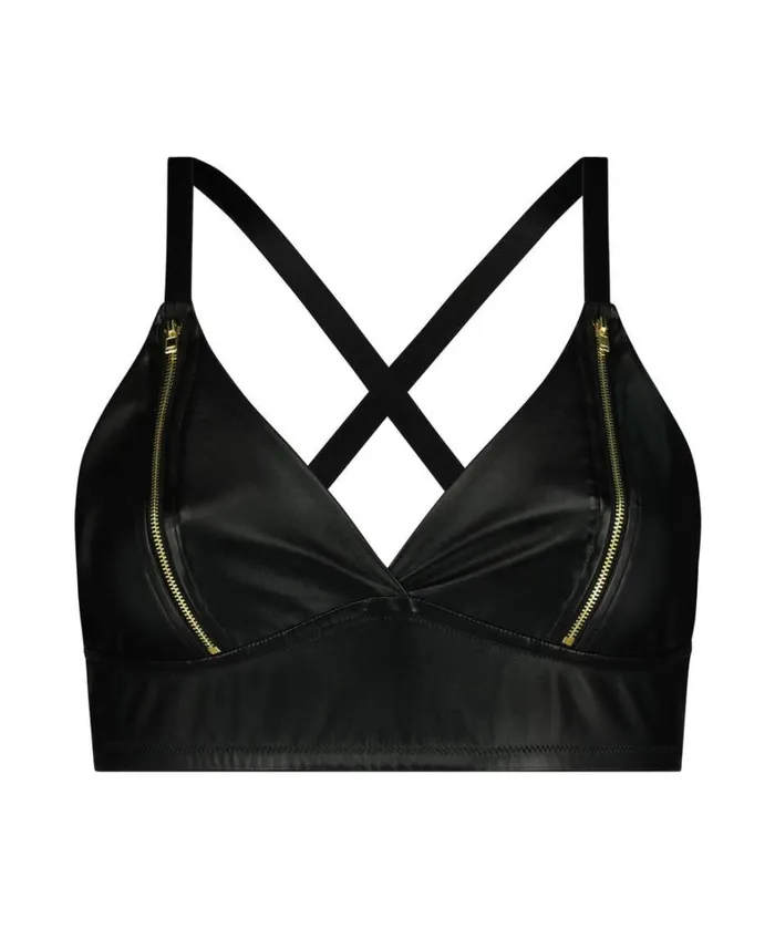Hunkemller Matrix Curvy Bralette 8211 Black 8211 Women Hunkemller Matrix Curvy Bralette 8211 Black 8211 Women