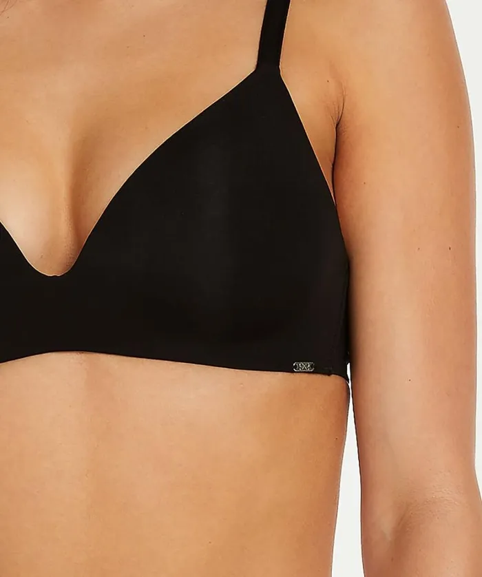 Hunkemller Mona Padded Nonunderwired Bra 8211 Black Black 8211 Women