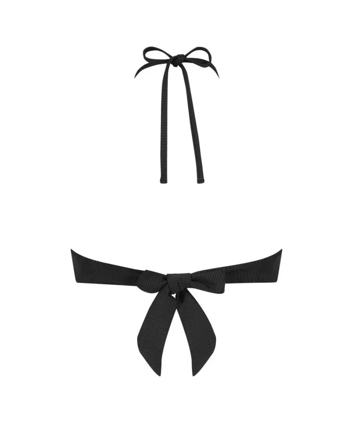 Hunkemller Nero Rib Bikini Top 8211 Black Black 8211 Women Hunkemller Nero Rib Bikini Top 8211 Black Black 8211 Women