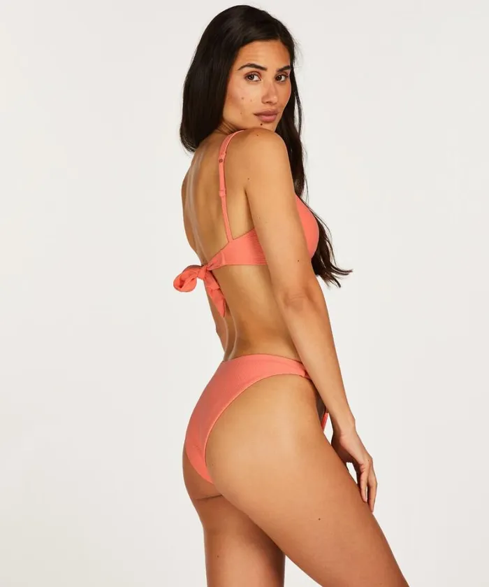 Hunkemller Peachy High Leg Bikini Bottoms 8211 Orange Orange 8211 Women Hunkemller Peachy High Leg Bikini Bottoms 8211 Orange Orange 8211 Women