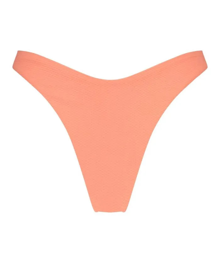 Hunkemller Peachy High Leg Bikini Bottoms 8211 Orange Orange 8211 Women Hunkemller Peachy High Leg Bikini Bottoms 8211 Orange Orange 8211 Women