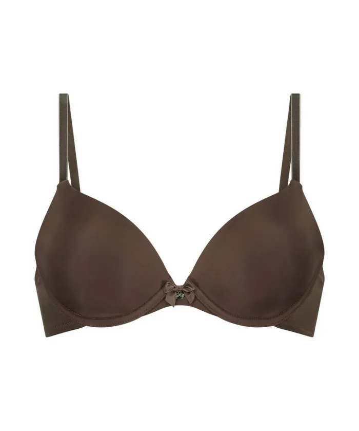 Hunkemller Plunge Padded Underwired Bra 8211 Brown Brown 8211 Women Hunkemller Plunge Padded Underwired Bra 8211 Brown Brown 8211 Women
