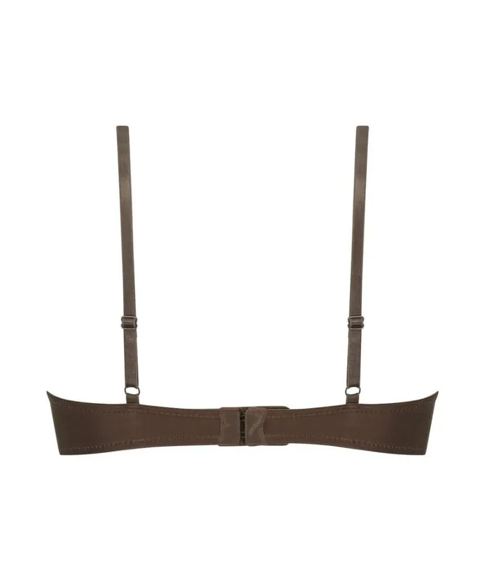 Hunkemller Plunge Padded Underwired Bra 8211 Brown Brown 8211 Women Hunkemller Plunge Padded Underwired Bra 8211 Brown Brown 8211 Women