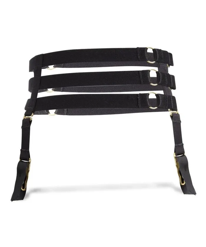 Hunkemller Private Suspender Cuffs 8211 Black Black 8211 Women Hunkemller Private Suspender Cuffs 8211 Black Black 8211 Women