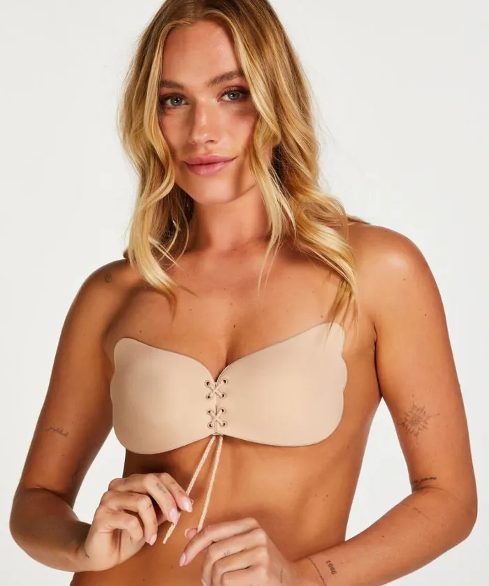 Hunkemller Pushup Bra With Wing 8211 Beige Beige 8211 Women