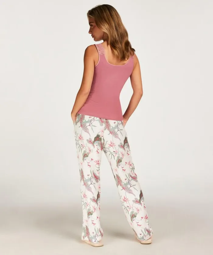 Hunkemller Pyjama Pants Woven 8211 White White 8211 Women Hunkemller Pyjama Pants Woven 8211 White White 8211 Women