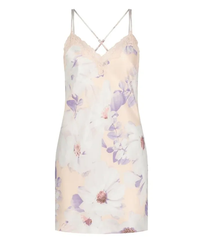 Hunkemller Satin Slip Dress 8211 Pink Pink 8211 Women