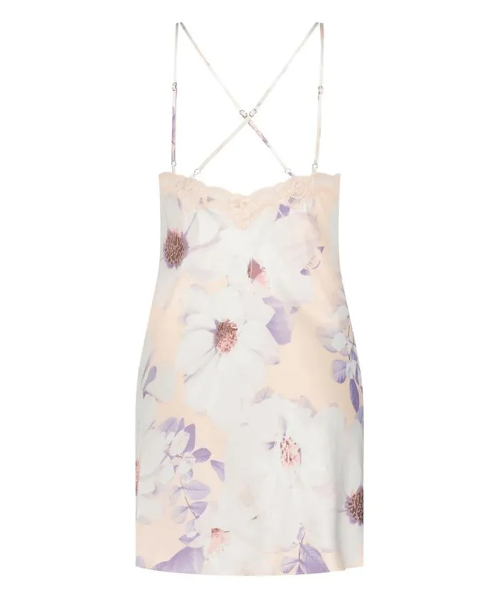 Hunkemller Satin Slip Dress 8211 Pink Pink 8211 Women