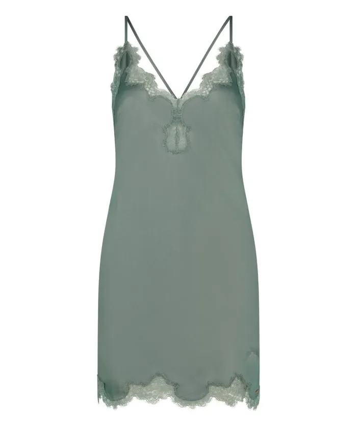 Hunkemller Sophia Slip Dress 8211 Green Green 8211 Women