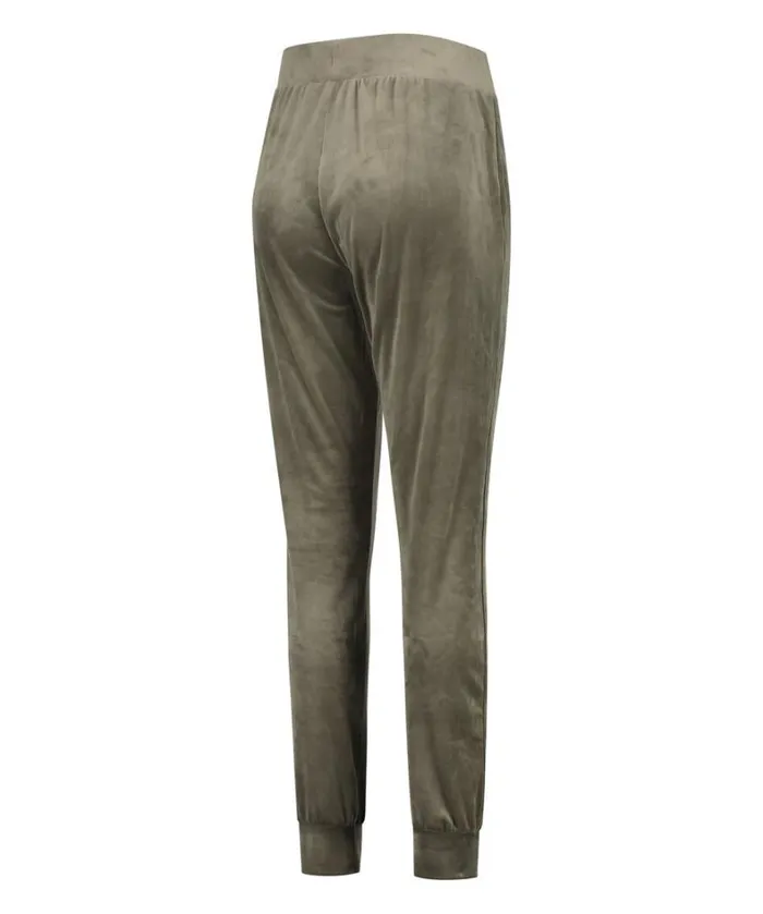Hunkemller Tall Velours Jogging Bottoms 8211 Green Green 8211 Women