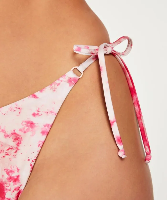 Hunkemller Tie Dye High Leg Bikini Bottom 8211 Pink Pink 8211 Women Hunkemller Tie Dye High Leg Bikini Bottom 8211 Pink Pink 8211 Women