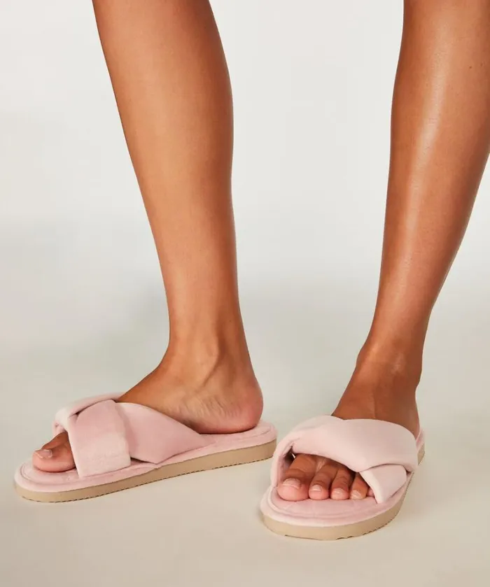 Hunkemller Twisted Kate Slippers 8211 Pink Pink 8211 Women