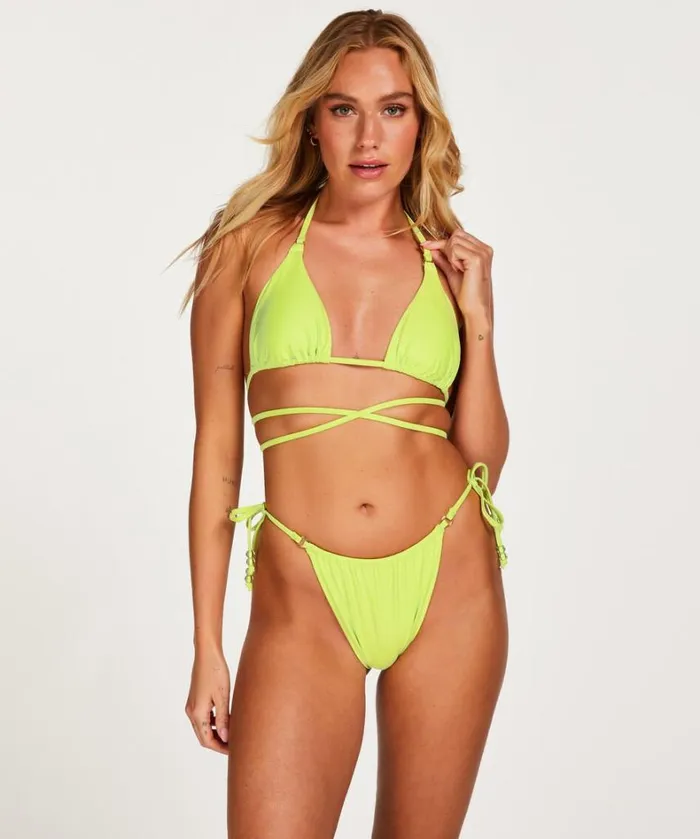 Hunkemller Wild Triangle Bikini Top 8211 Green Green 8211 Women Hunkemller Wild Triangle Bikini Top 8211 Green Green 8211 Women