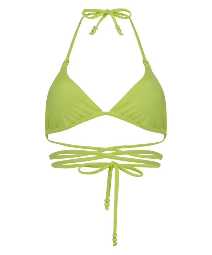 Hunkemller Wild Triangle Bikini Top 8211 Green Green 8211 Women Hunkemller Wild Triangle Bikini Top 8211 Green Green 8211 Women